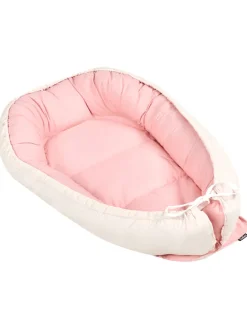 Babynest EREB in Rosa/Beige - (W) 55 x (H) 15 x (L) 90 cm