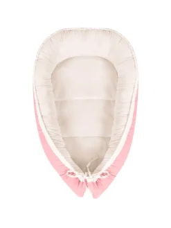 Babynest EREB in Rosa/Beige - (W) 55 x (H) 15 x (L) 90 cm