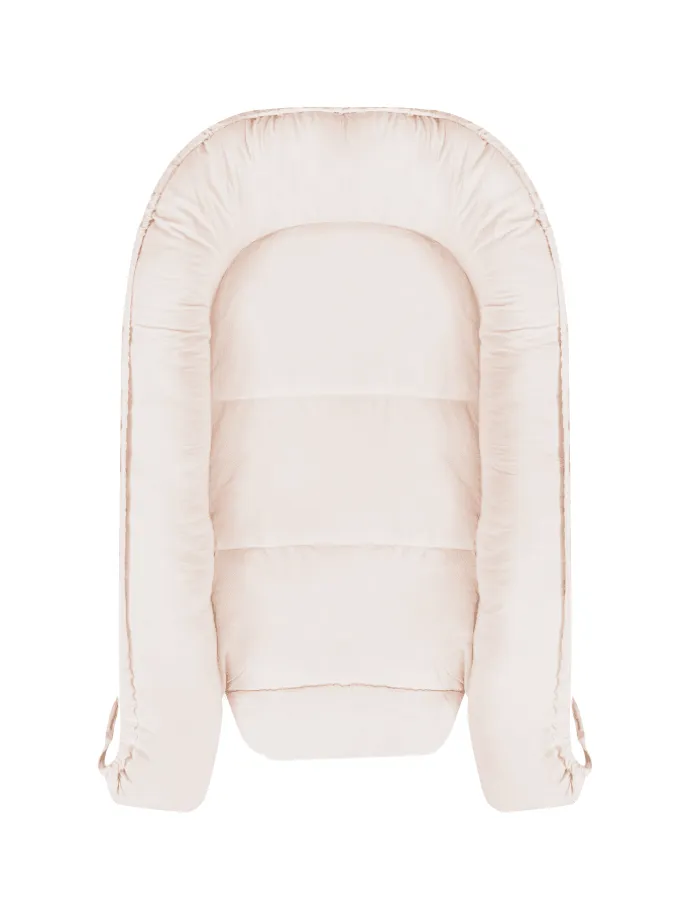 Babynest EREB in Rosa/Beige - (W) 55 x (H) 15 x (L) 90 cm