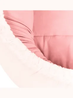 Babynest EREB in Rosa/Beige - (W) 55 x (H) 15 x (L) 90 cm