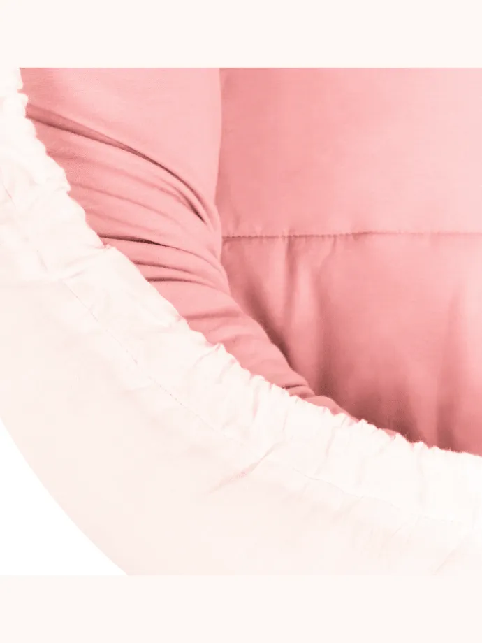 Babynest EREB in Rosa/Beige - (W) 55 x (H) 15 x (L) 90 cm