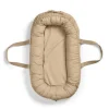 Babynestchen tragbar - Pure Khaki in Beige 78 x 45cm