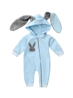 Babyoverall Hase Lieblingsstücke in blau
