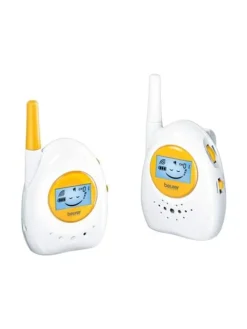 Babyphone BY84 Strahlungsarme mit Display EcoMode in Weiß