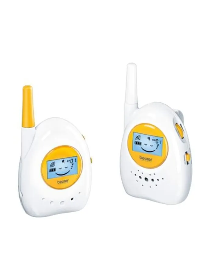 Babyphone BY84 Strahlungsarme mit Display EcoMode in Weiß