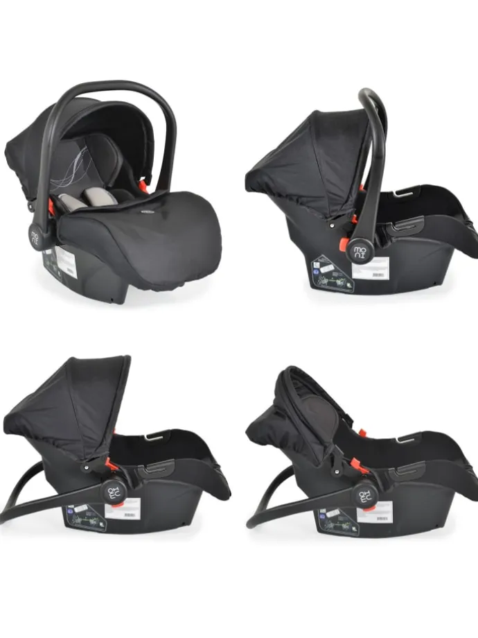 Babyschale i-Size (40 - 87cm) in schwarz