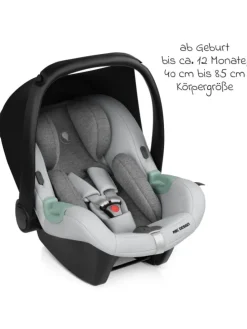Babyschale Tulip (Autositz Gruppe 0+ / i-Size) in grau
