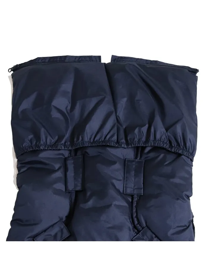 Babyschalen-Fußsack "Hoody 2.0" in Dunkelblau - (L)80 x (B)40 cm