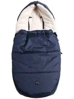 Babyschalen-Fußsack "Hoody 2.0" in Dunkelblau - (L)80 x (B)40 cm