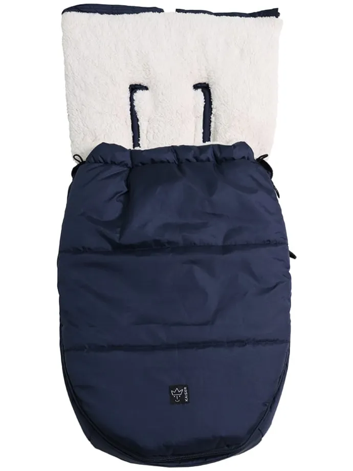 Babyschalen-Fußsack "Hoody 2.0" in Dunkelblau - (L)80 x (B)40 cm