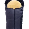 Babyschalen-Fußsack "Little Sheepy" in Dunkelblau - (L)80 x (B)40 cm
