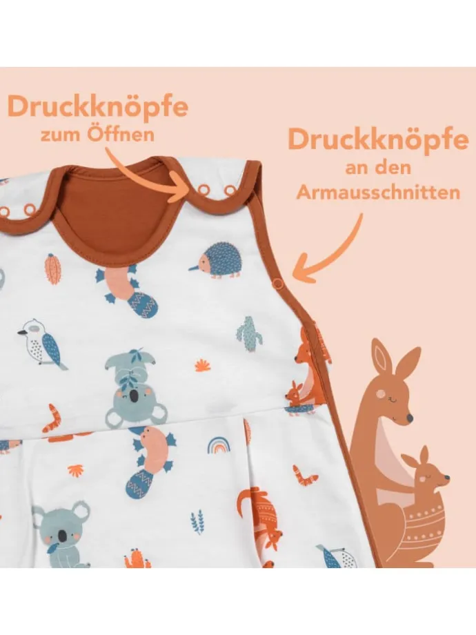 Babyschlafsack, 1.0 TOG in Braun