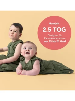 Babyschlafsack, 2.5 TOG in Oliv