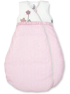 Babyschlafsack "Emmi Girl" in Rosa/ Weiß