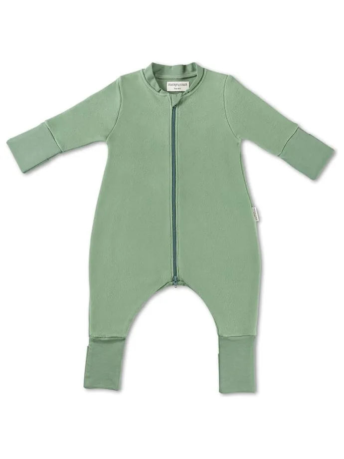 Babyschlafsack in Grün - 2 TOG