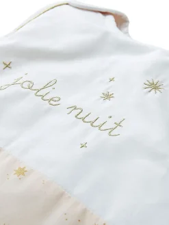 Babyschlafsack in Weiß/ Beige - 3 TOG