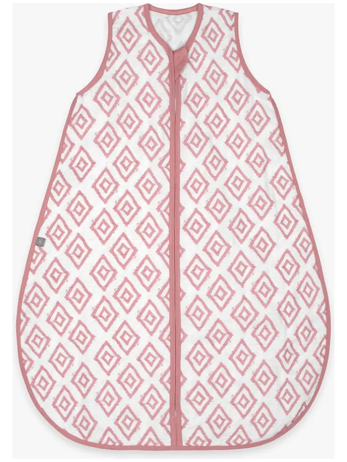Babyschlafsack in Weiß/ Rosa - TOG - 1,0
