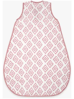 Babyschlafsack in Weiß/ Rosa - TOG - 1,0