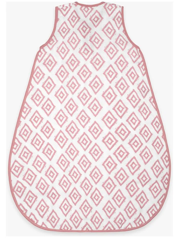 Babyschlafsack in Weiß/ Rosa - TOG - 1,0