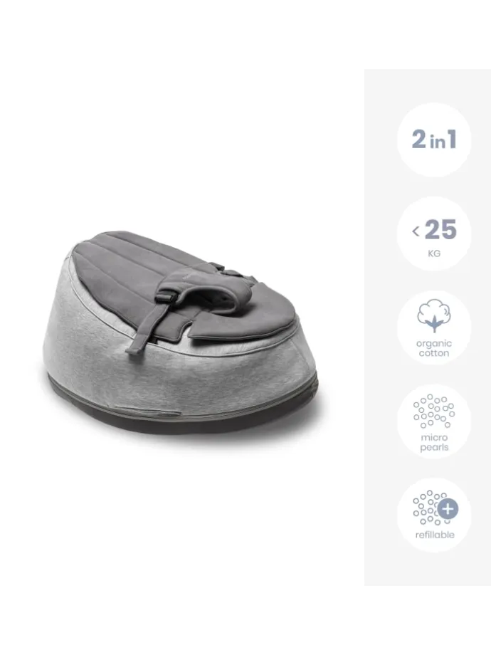 Babysitzsack Seat'n Swing grau
