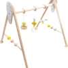 Babyspielgerät "Ente" in  nature/gelb