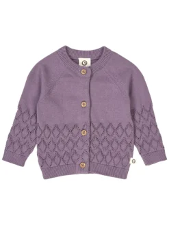 Babystrickjacke in Lilac fog
