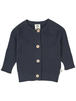 Babystrickjacke in Night blue