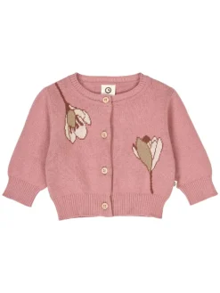 Babystrickjacke in Nostalgia Rose