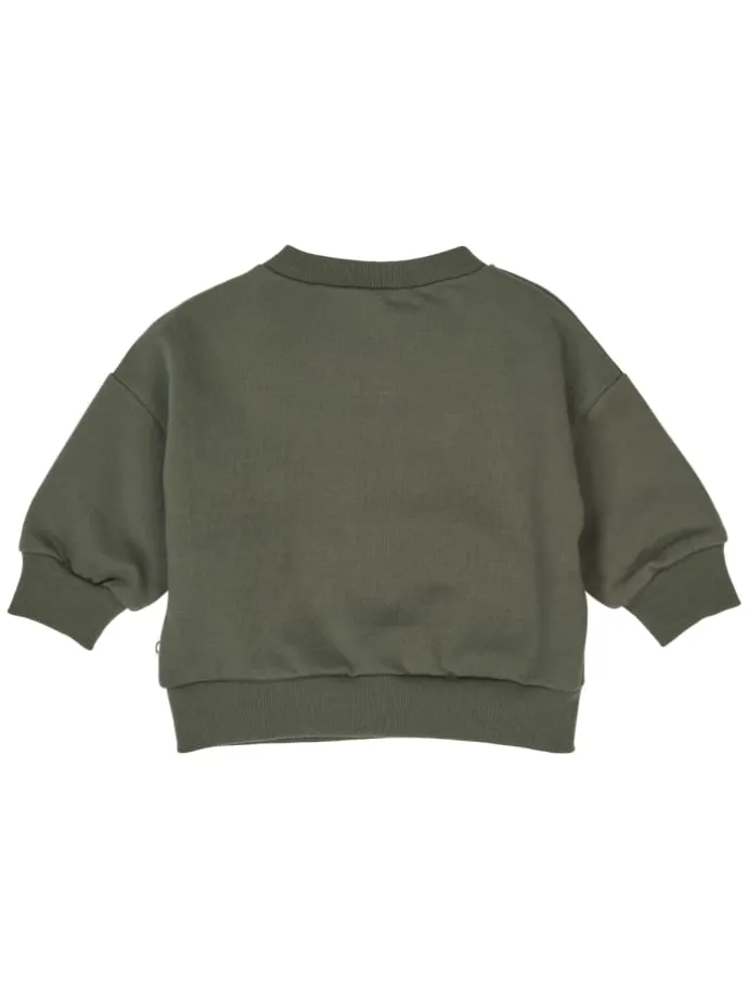 Babysweatshirt in Deep green