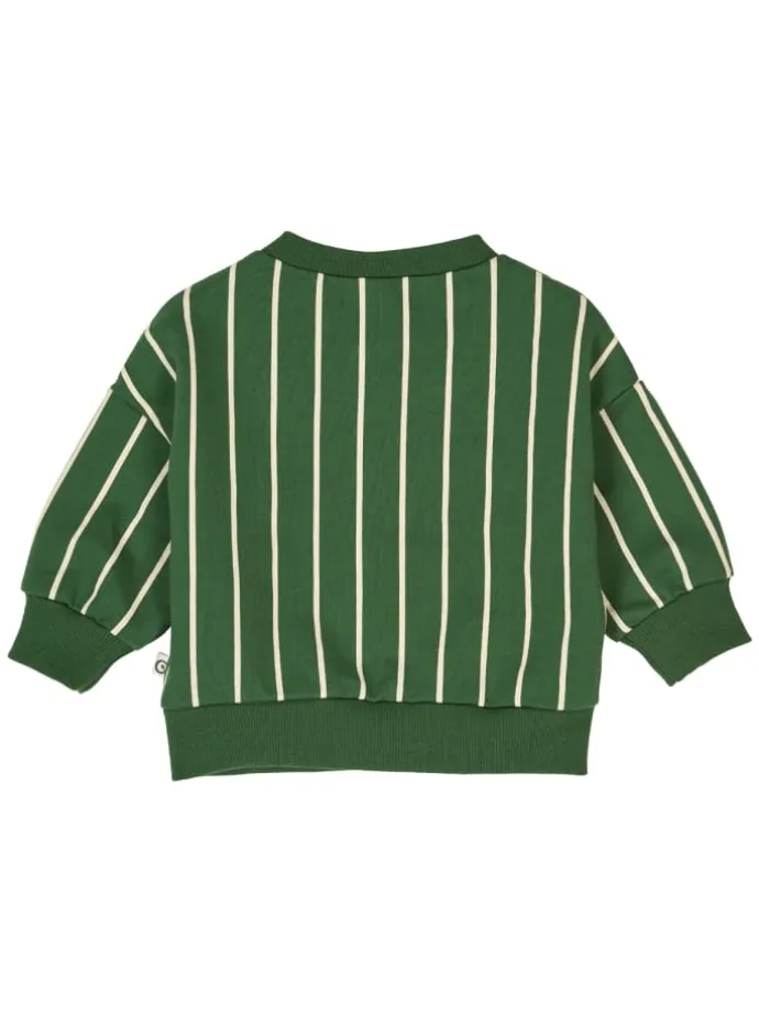 Babysweatshirt in Green gables/ Oak