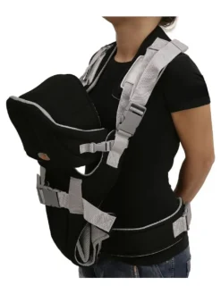 Babytrage Carry go 2 in 1 in grau