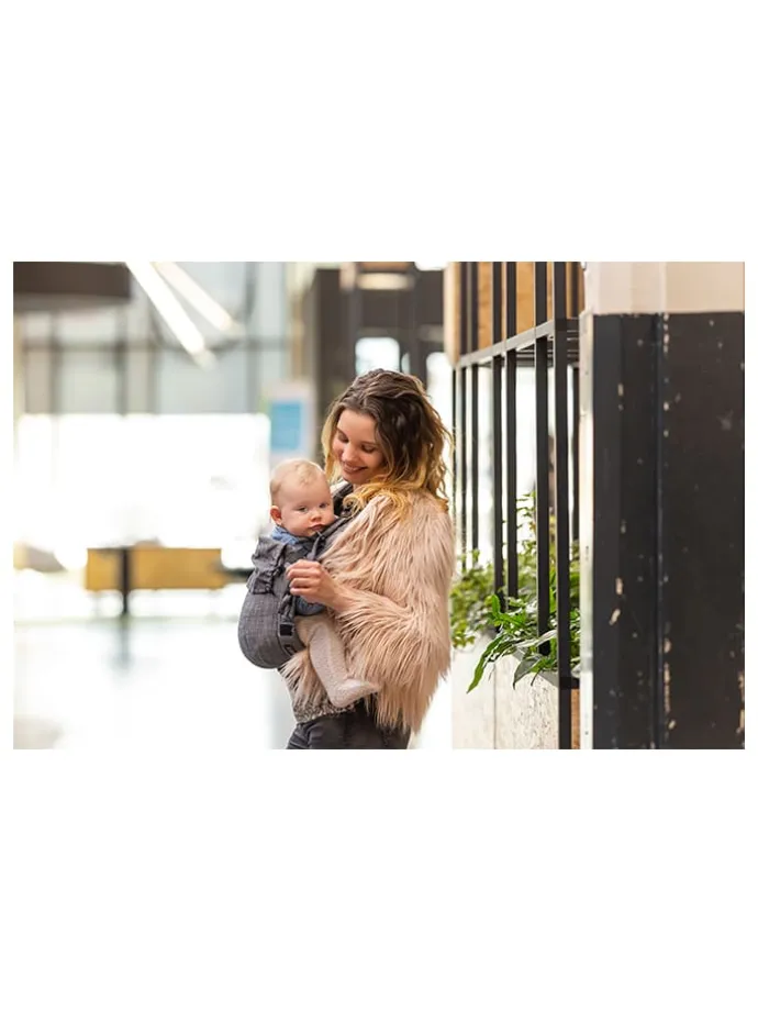 Babytrage "Nabaca Basic-Set Denim" in Schwarz