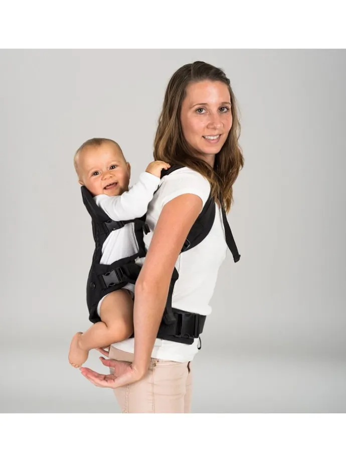 Babytrage Walk 4in1 - Schwarz in schwarz