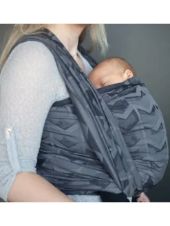 Babytragetuch Gewebtes Tragetuch kbA in Amsterdam black