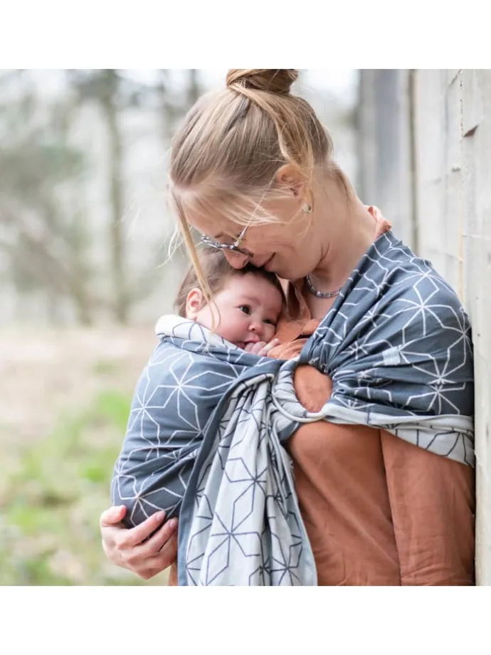 Babytragetuch Ring-Sling kbA in Malmö denim