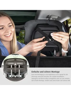 BabyView LED Auto-Sicherheitsspiegel mit Licht in Grau ab 0 Monate