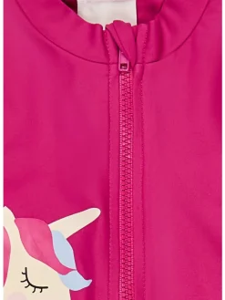 Badeanzug Einhorn in pinkfarben