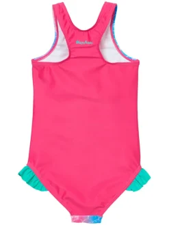 Badeanzug "Meerjungsfrau" in Pink/ Bunt