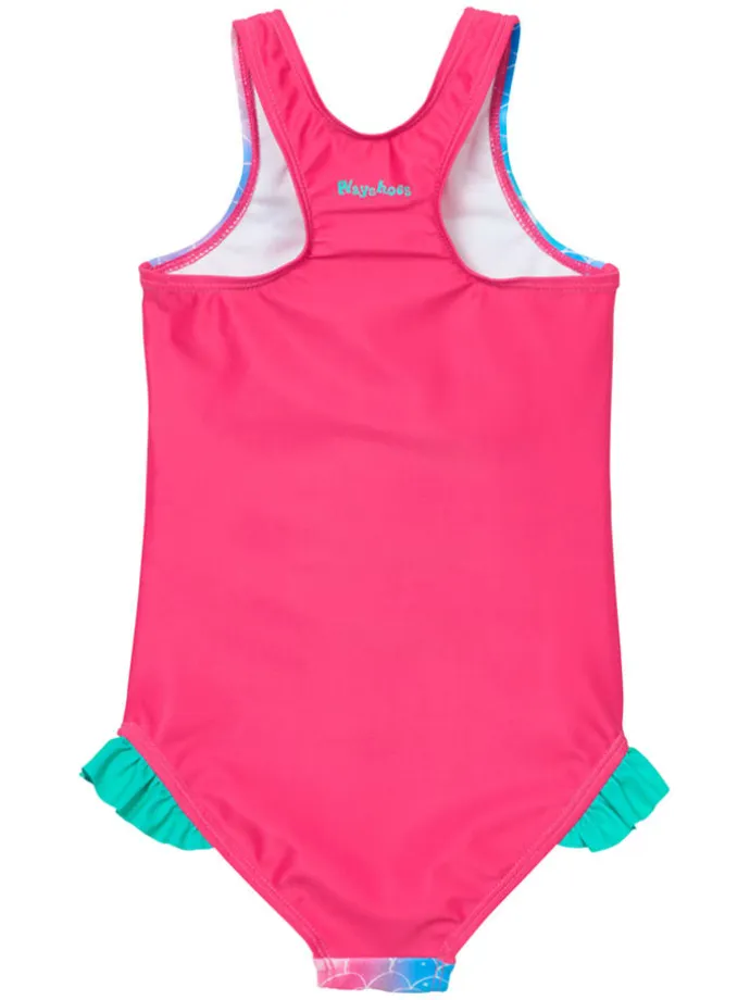 Badeanzug "Meerjungsfrau" in Pink/ Bunt