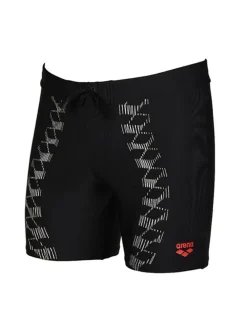 Badehose in Schwarz/ Weiß