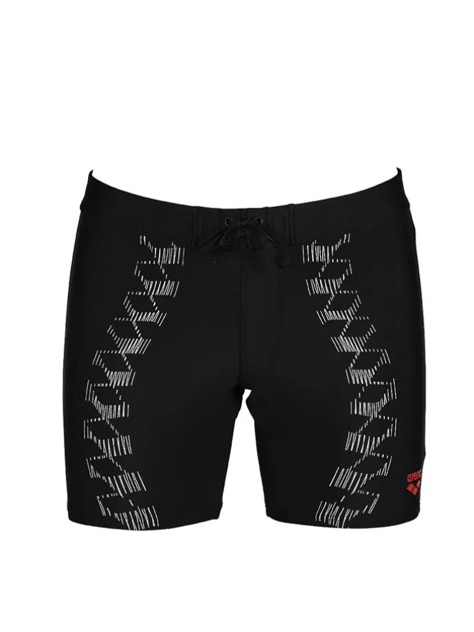 Badehose in Schwarz/ Weiß