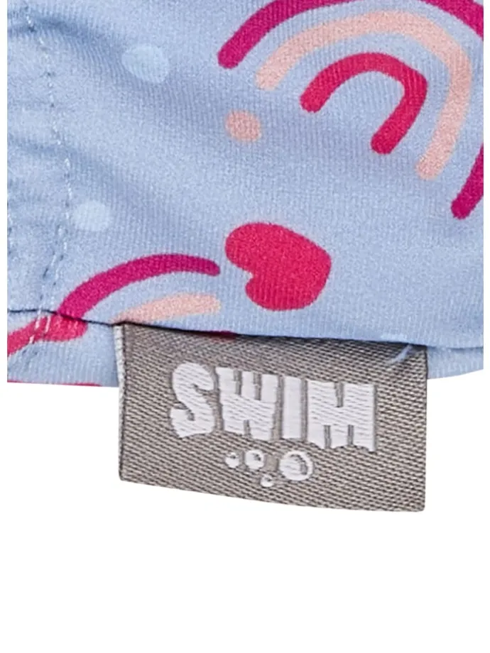 Badehose Regenbogen in bleu