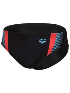 Badehose "Threefold" in Schwarz