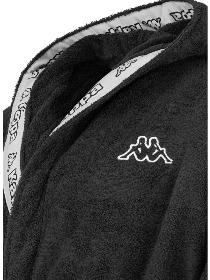 Bademantel Bathrobe Unisex in blau