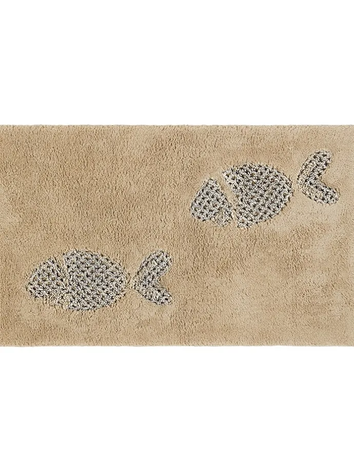 Badematte in Beige
