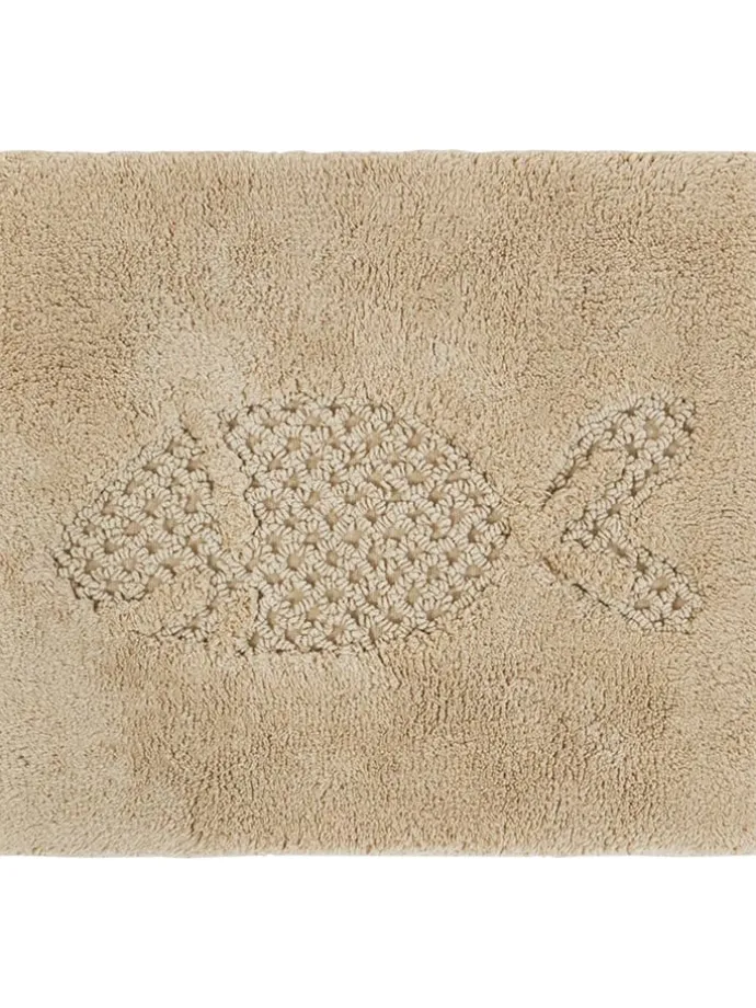Badematte in Beige