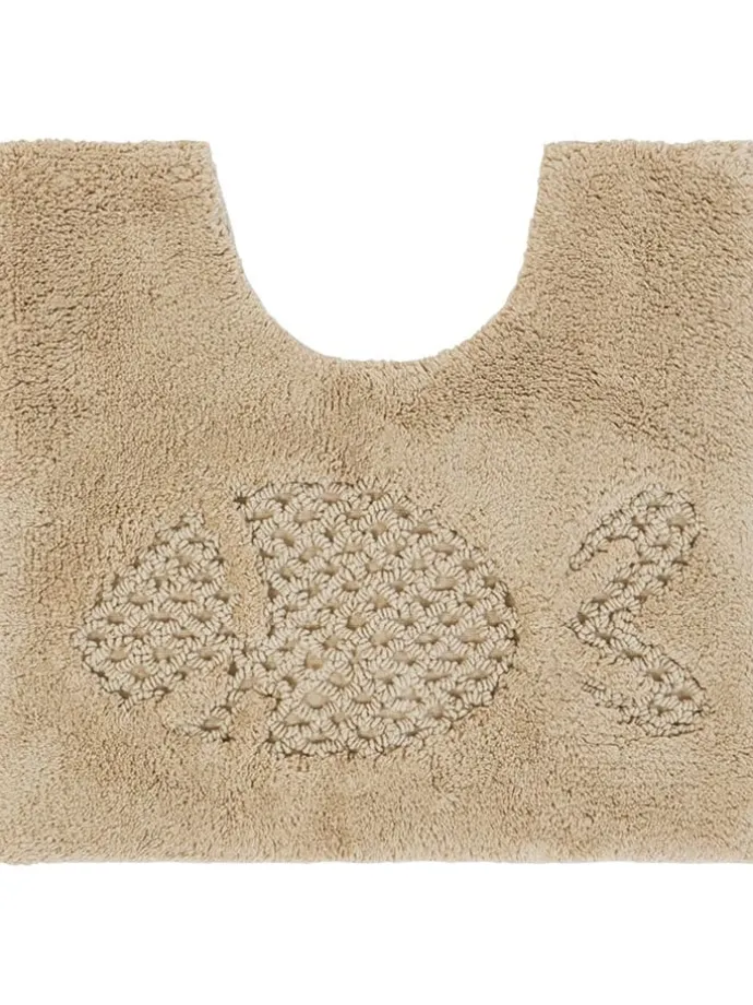 Badematte in Beige