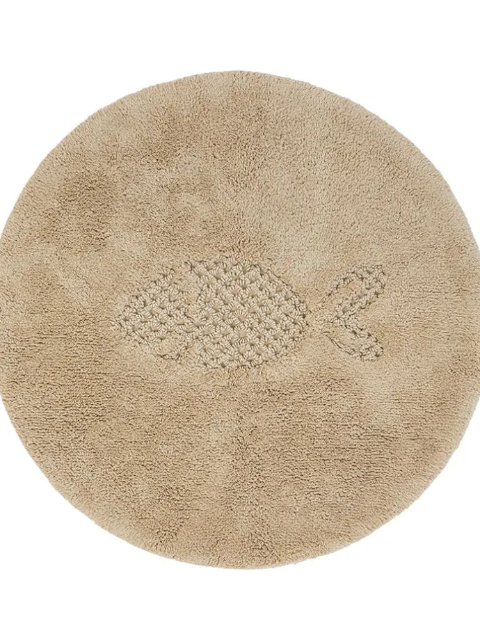Badematte in Beige