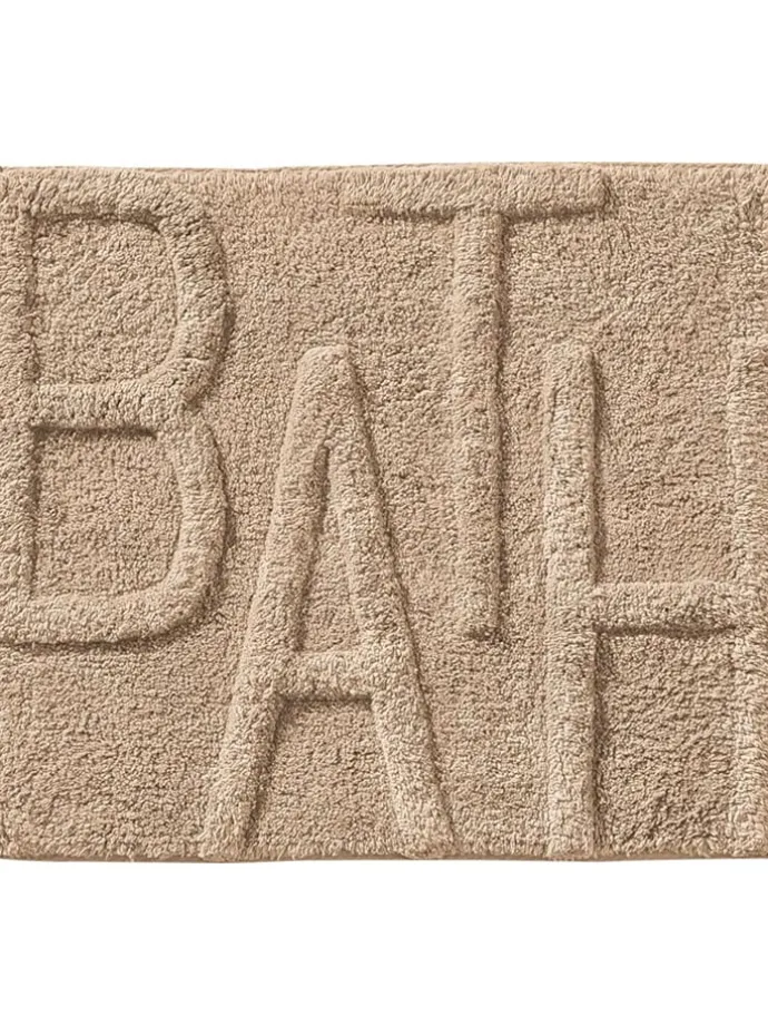 Badematte in Beige