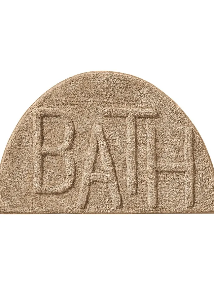 Badematte in Beige